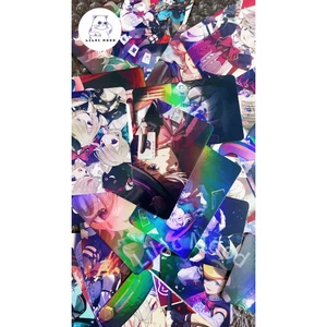 sẵn Gacha 1-2 Card laser blink theo bộ truyện/game/idol đã mua