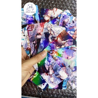 sẵn Gacha 1-2 Card laser blink theo bộ truyện/game/idol đã mua