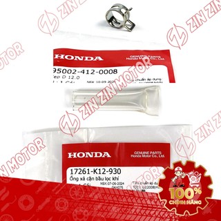 Kẹp ( D12 ), Ống Xả Cặn Hộp Lọc Gió SH Mode 2020 2021 2022 2023 2024, Vario 125  2023+ 17261-KVB-T00, 95002-41200-08