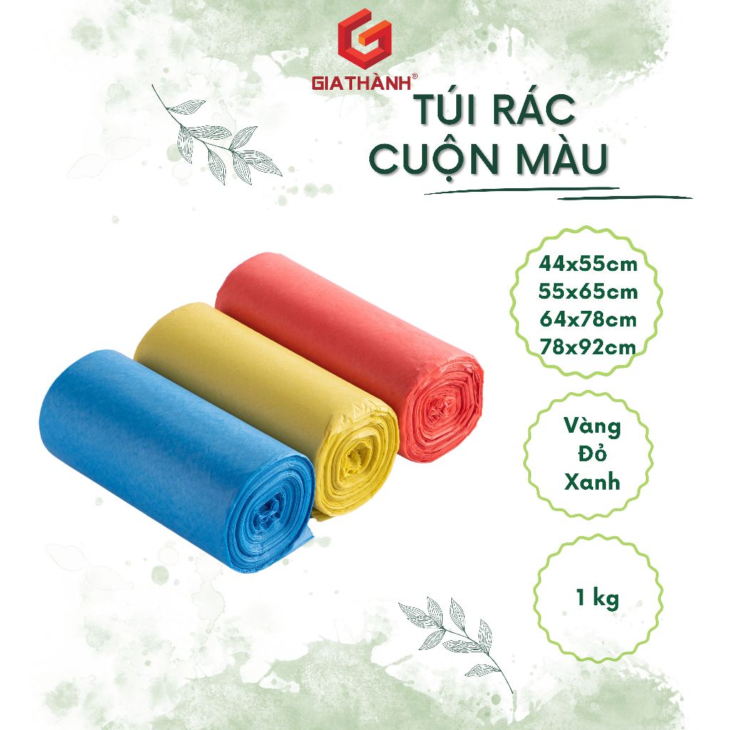 Túi đựng rác sinh hoạt 44x55cm, 55x65cm, 64x78cm, 78x92cm cao cấp thân ...