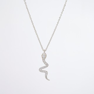 Dây chuyền bạc nữ LAMY Snake Shaped Pendant Necklace Silver 6409