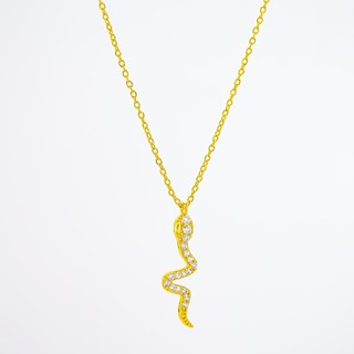 Dây chuyền bạc nữ LAMY Snake Shaped Pendant Necklace Silver 6409