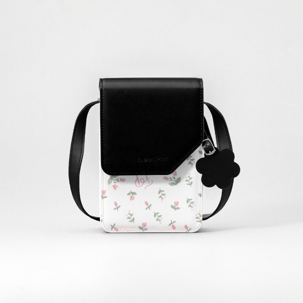 Túi Xách Da PU LYSSA Đeo Chéo Nam Nữ Đựng Điện Thoại Đi Chơi Tiệc Hoa Nhí | MIDORI BAG COLLECTION