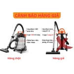 Máy hút bụi công nghiệp đa năng khô và ướt Yili YLW-6263A loại 12 lít công suất 1200W - thùng inox thêm đầu lau sàn nhà — ảnh 2