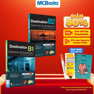 Sách - Destination B1 & B2 Grammar and Vocabulary phân loại Lẻ/Combo - Phiên bản mới 2024 MCBooks