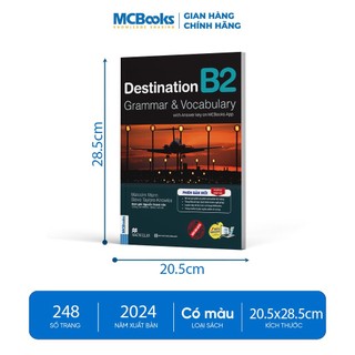 Sách - Combo 3 cuốn Destination Grammar & Vocabulary B1, B2, C1&C2 Phiên bản mới - MCBooks