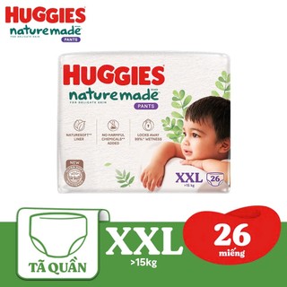 Bỉm quần dán Huggies Nature Made  đủ size Nb60/S/M/L/XL/XXL ( Mẫu mới )