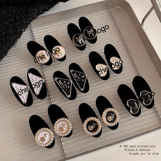 Set 2 Kẹp tóc mái xinh xắn phong cách vintage kiểu pháp