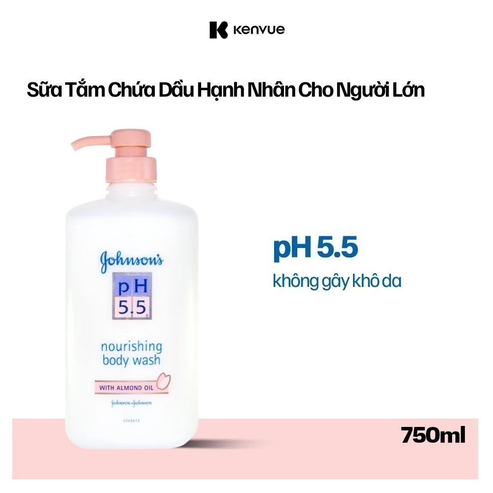 Sữa tắm Johnson's Adult dành cho người lớn - Dung tích 750ml