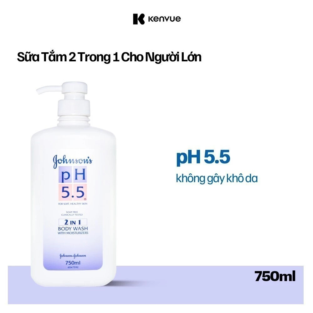 Sữa tắm Johnson's Adult dành cho người lớn - Dung tích 750ml