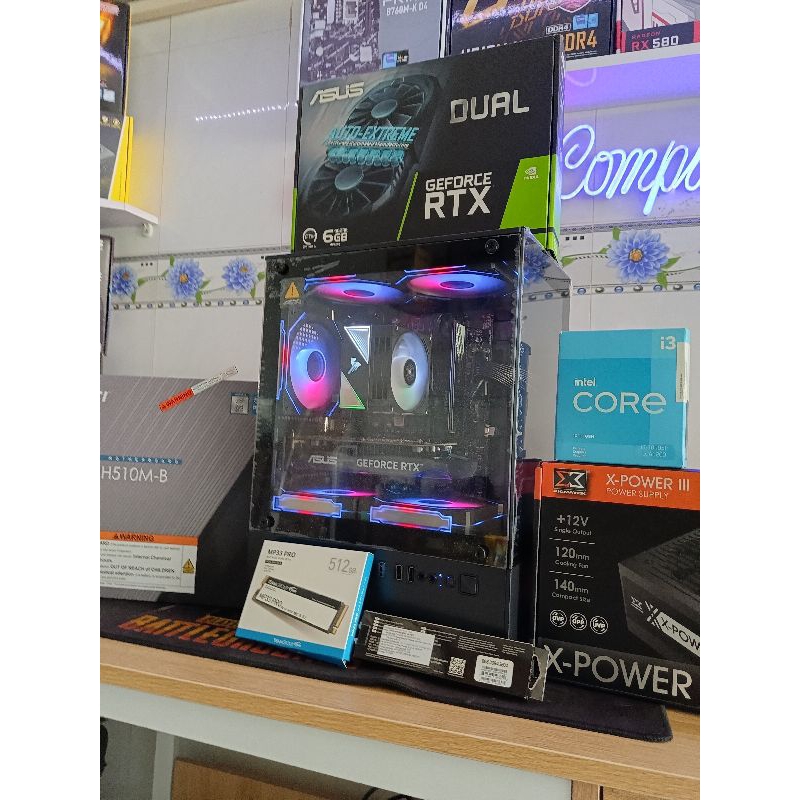 Thùng PC Gaming Mới 100%...Core i5 10400F + RTX 3050 6GB | Shopee Việt Nam