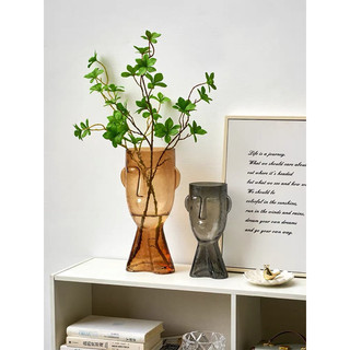 (giá dùng thử) Bình hoa decor hình mặt người phong cách Bắc Âu