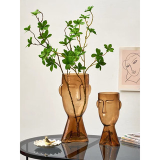 (giá dùng thử) Bình hoa decor hình mặt người phong cách Bắc Âu