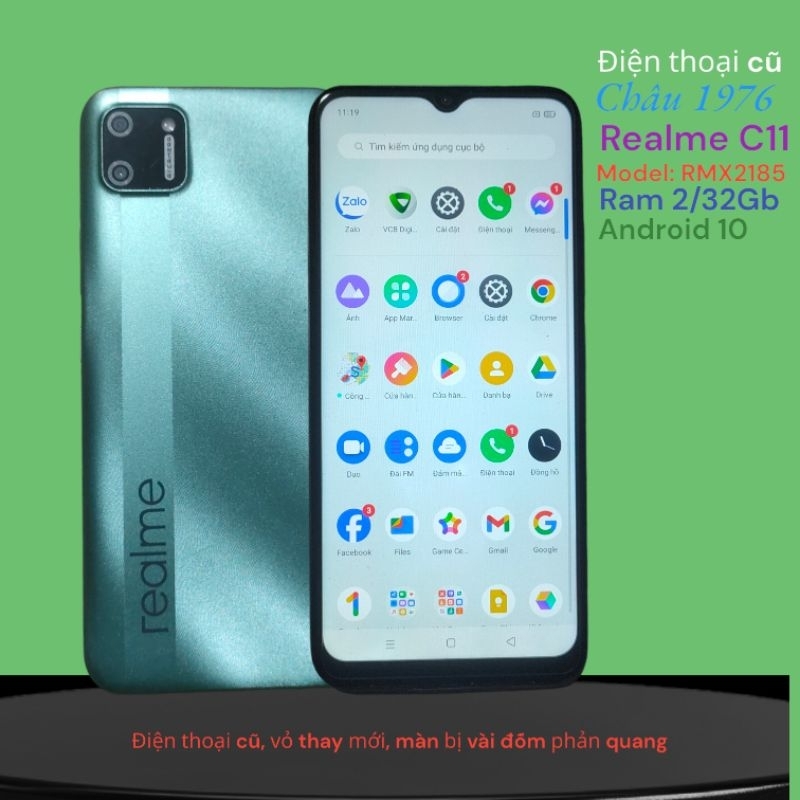 Realme C11 (RMX2185) 2/32Gb Đã Qua Sử Dụng Shopee Việt