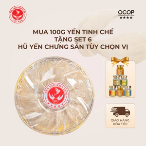 100g Yến Sào tinh chế không tạp chất