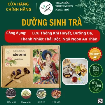 Dưỡng Sinh Trà - Trà Thảo Mộc Thiên Nhiên , Trà Giải Nhiệt, Dưỡng Dáng Đẹp Da, Lá Sen, Táo Đỏ , Hắc Kỉ Tử T04