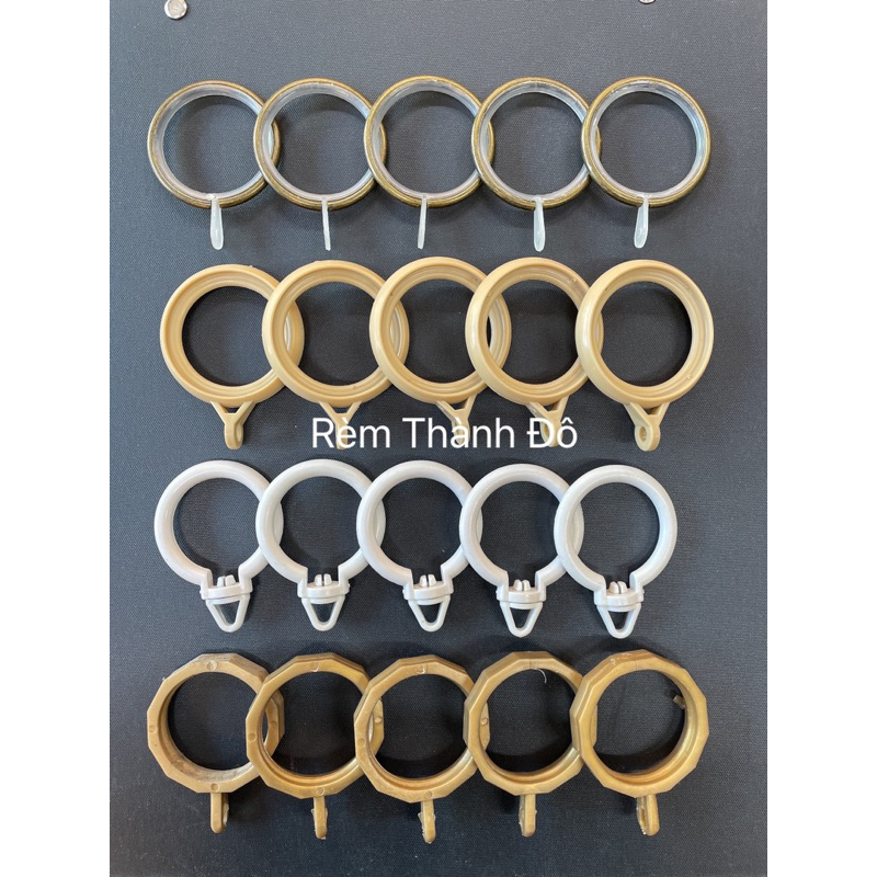 Móc treo rèm/ khoen tròn treo rèm / vòng treo rèm ( 10 chiếc) | Shopee ...