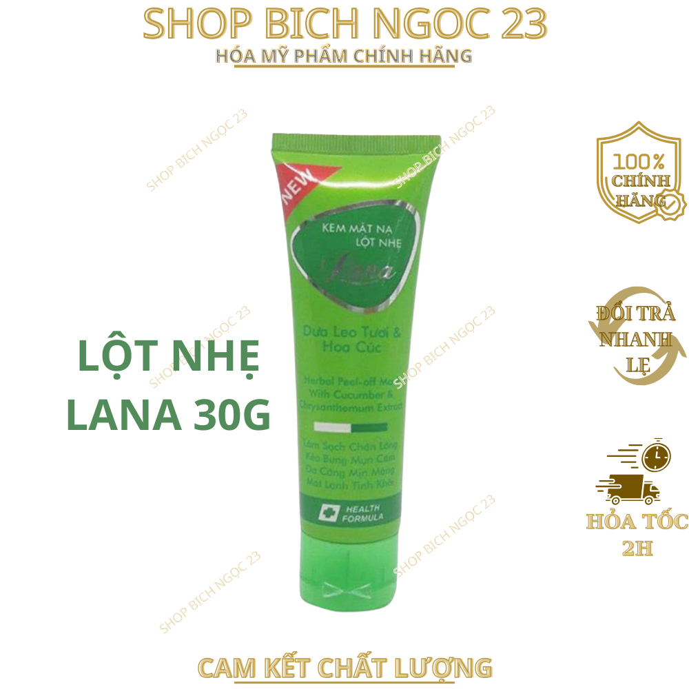 Kem Mặt Nạ Lột Nhẹ Dưa Leo Lana 30g