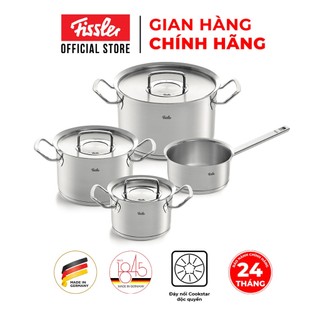 [TRẢ GÓP 0%] Bộ nồi Fissler OPC2 Original Profi Collection cao cấp nắp inox - Sản xuất tại Đức.