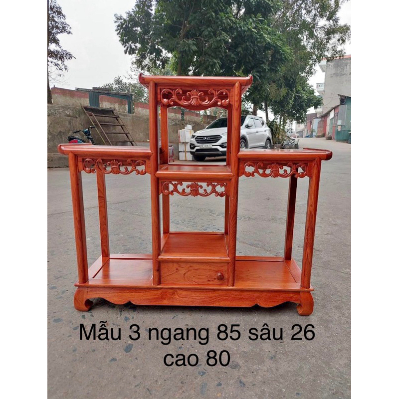 tam sơn thùng gỗ lim, gỗ hương trang trí nhà cửa, kê đồ cao 80 ngang 85 sâu 26cm