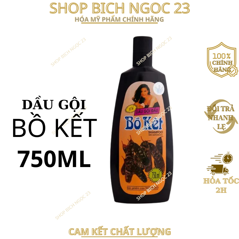 Dầu Gội Bồ Kết Thorakao 750ml