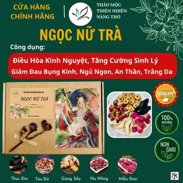 Hộp 30 Gói NGỌC NỮ TRÀ , Trà Thảo Mộc Thiên Nhiên - Trà Hoa Thảo Mộc, Ngủ Ngon, An Thần , Tăng Cường Sinh Lý T16