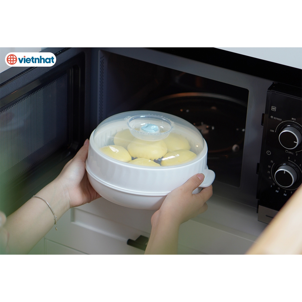 Bộ Khay Hấp Lò Vi Sóng Chính Hãng VIỆT NHẬT (Mã 5625)