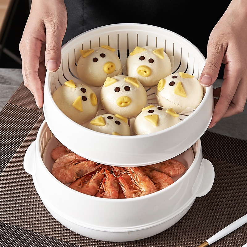 Bộ khay hấp lò vi sóng Chính Hãng VIỆT NHẬT (Mã 5625)