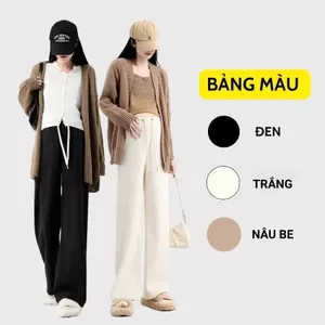 Larosa Quần Bầu Thu Đông Chất Nhung Tăm Kiểu Dáng Hàn Quốc Không Đắp Bụng - LA165Q