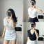 Áo Polo Nữ Cổ V Dáng Basic ZR - Chất Len Tăm Co Giãn, Tôn Dáng Hàng Xuất 2025