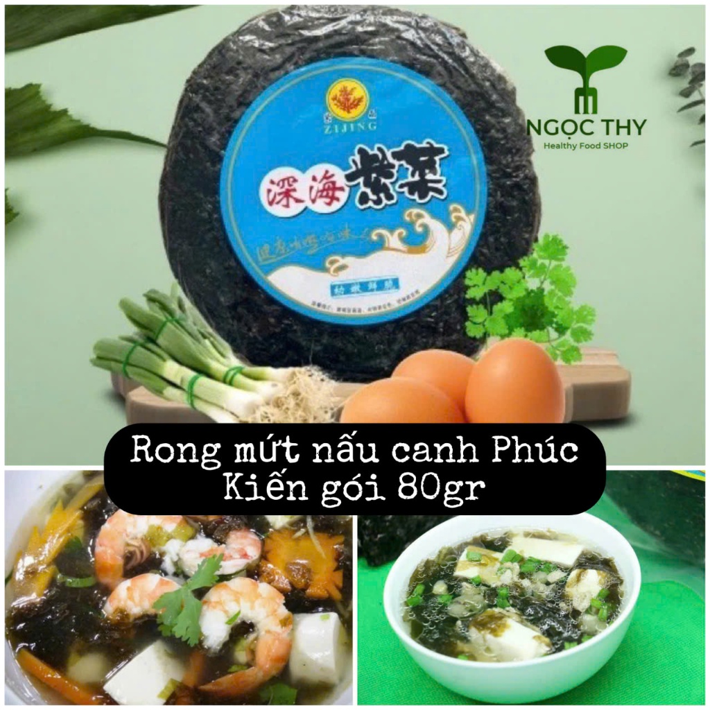 Rong mứt rong biển dùng nấu canh Phúc Kiến gói 80gr thanh mát giàu dinh ...