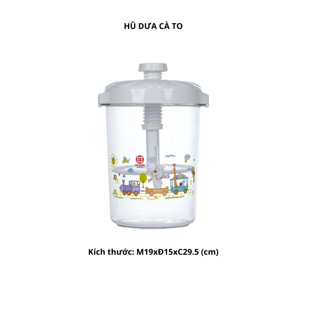 Hộp Muối Dưa Cà Nén Kín Khí Chính Hãng Việt Nhật (mã 6710,6711)