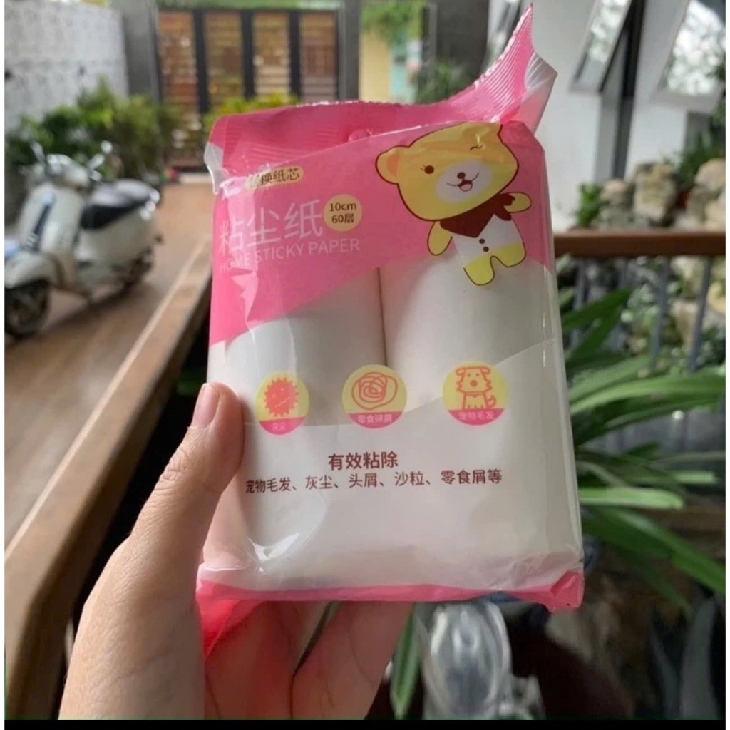 Combo Cây Lăn Bụi Quần Áo, Ga Giường Đa Năng Tặng Kèm 2 Lõi Thay Thế