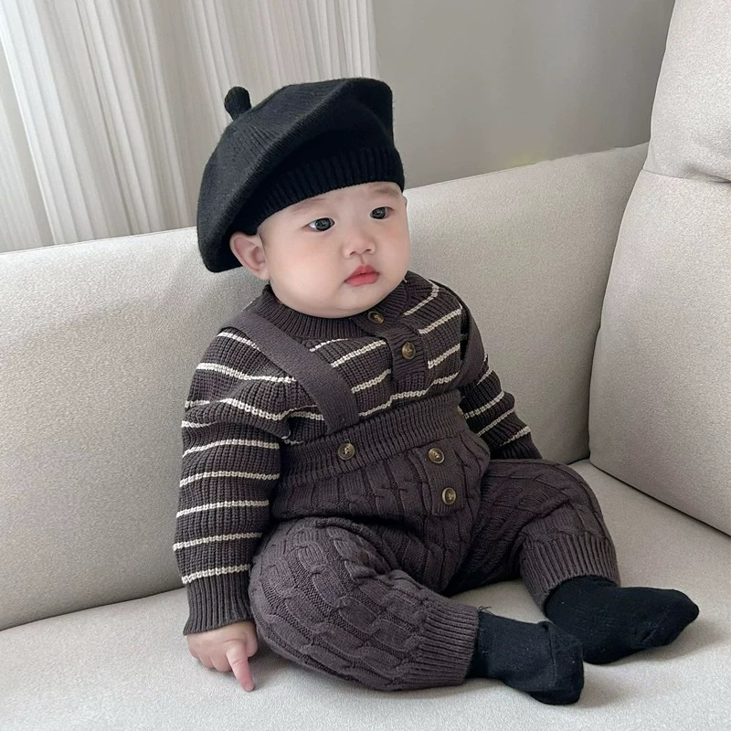 Yếm len+ áo len style Hàn siêu cưng cho bé hàng QC | Shopee Việt Nam