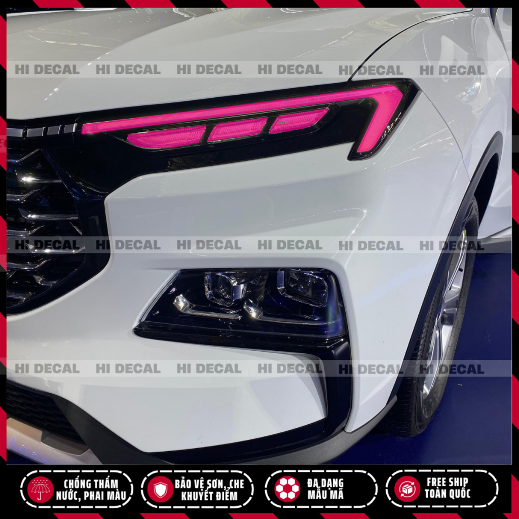 Decal tem dán demi đèn xe Ford Territory | Tem stick trang trí cao cấp chống thấm nước, phai màu, chịu nhiệt tốt
