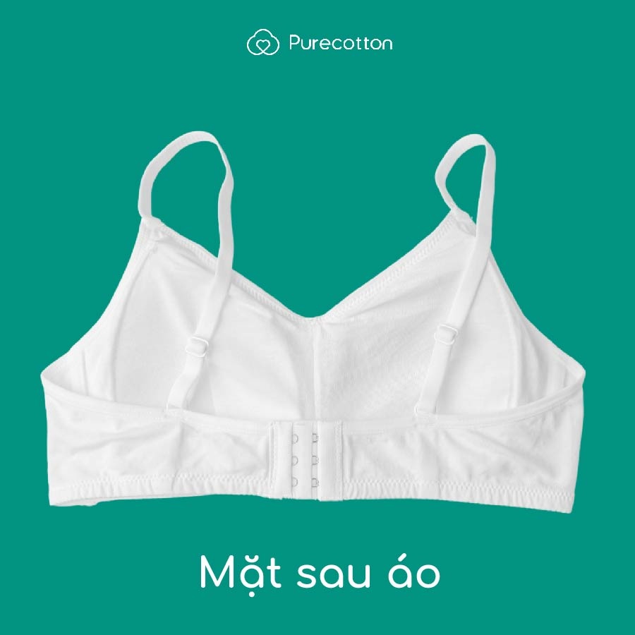 Ảnh Áo lá bé gái Purecotton chất liệu cotton cao cấp kiểu dáng cài khuy có đệm PC119 1