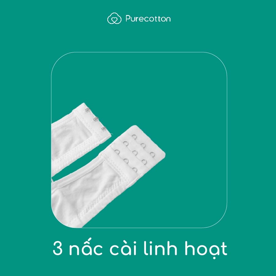 Ảnh Áo lá bé gái Purecotton chất liệu cotton cao cấp kiểu dáng cài khuy có đệm PC119 3