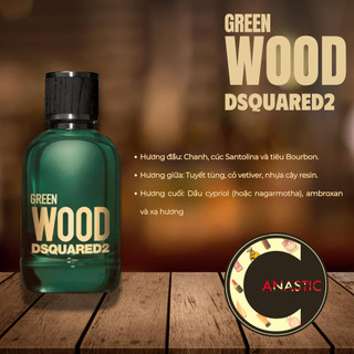 Nước hoa nam Green Wood Pour Homme EDT thơm nồng của gỗ tuyết tùng 30ml