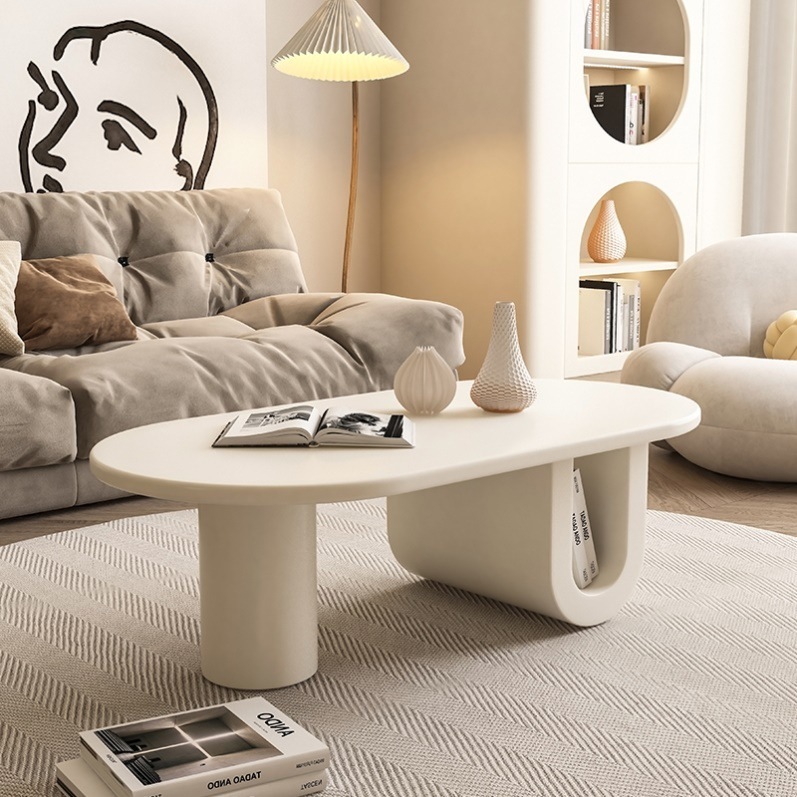 bàn trà sofa Nhu Y Decor kiểu dáng phong cách Hàn Quốc đơn giản xinh xắn, bàn decor phòng khách ngồi bệt