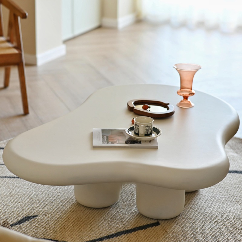 bàn trà sofa Nhu Y Decor kiểu dáng phong cách Hàn Quốc đơn giản xinh xắn, bàn decor phòng khách ngồi bệt