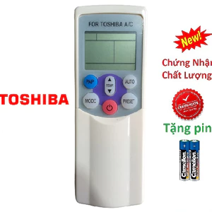 tay điều khiển remote từ xa điều hòa Toshiba -1-kèm pin-tay đầu bấm điều hòa Toshiba -1