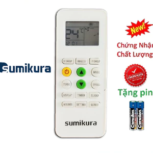 tay điều khiển remote từ xa điều hòa Sumikura 2-kèm pin-tay đầu bấm điều hòa Sumikura 2