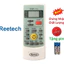 Điều khiển remote từ xa điều hòa Reetech 2 mặt cười-kèm pin