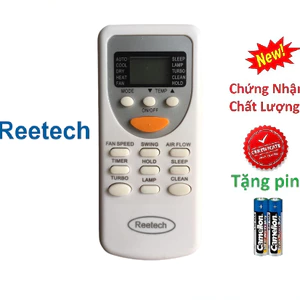tay điều khiển remote từ xa điều hòa Reetech 1-kèm pin-tay đầu bấm điều hòa Reetech 1