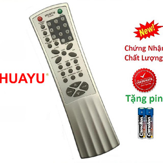 tay điều khiển remote từ xa tv Đa năng TCL (TC-802E) dày, đời cổ Huayu-kèm pin