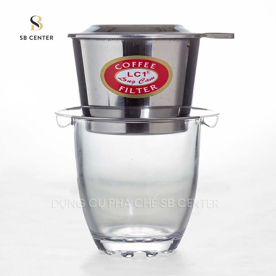 Phin Cà Phê Inox 100gr Long Cam Kèm Bowl Thuỷ Tinh, Phin Pha Coffee Cỡ ...