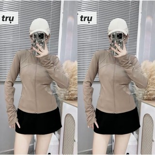 ÁO KHOÁC THUN LẠNH CỔ TRỤ FORM ÁO ÔM 4 TÚI FORM THƯỜNG CHỐNG NẮNG TỐT DỄ MẶC PHÙ HỢP THỜI TRANG