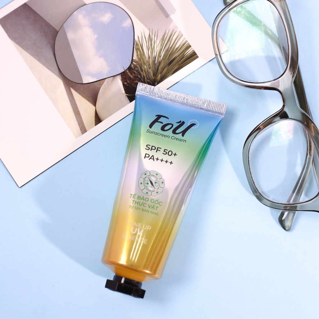 Kem Chống Nắng Fo'U Fobe SPF50+ PA++++ Nâng Tone, Bảo Vệ Và Làm Mát Da, Không Gây Bết Dính N1