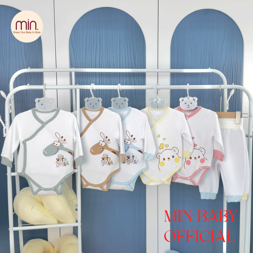 Body Chip Dài Tay Kèm Quần Anminaza Chất Vải Da Cá Mềm Mịn Thoáng Mát - Hàng Chính Hãng AMI0224