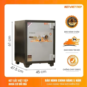 Két sắt Việt Tiệp KV619 Khóa Cơ Đổi Mã Chính Hãng Dùng Cho Gia Đình, Văn Phòng Miễn Phí Giao Hàng Toàn Quốc